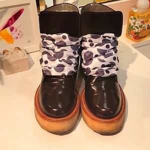 *SUPER RARE* ARCHIVE Marc Jacobs patent leather combat boots